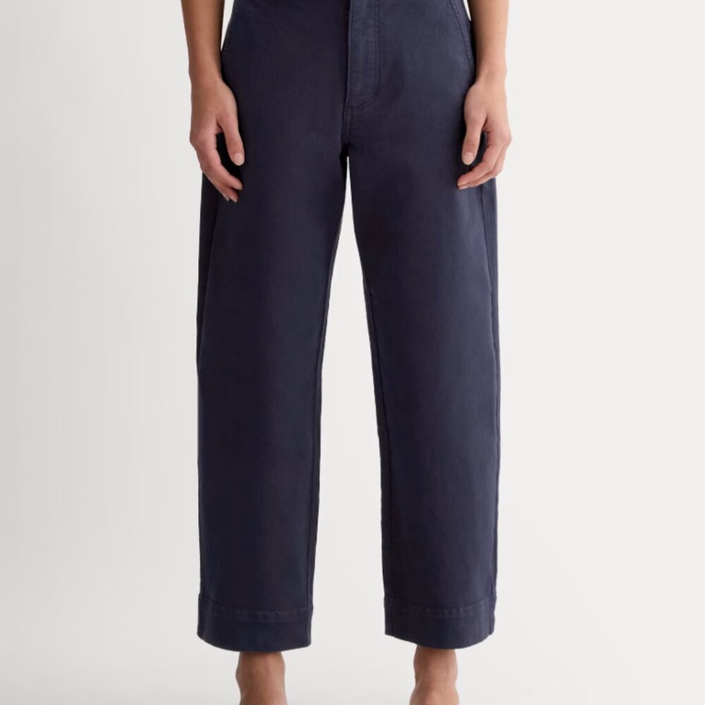 Everlane The Utility Straight-Leg Pant Size 14 Dark Navy
